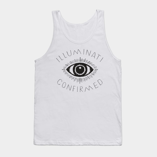 Illuminati confirmed - Conspiracy meme design Tank Top by DankFutura